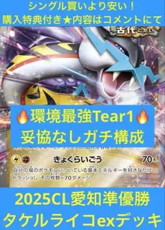 CL愛知準優勝　タケルライコex ライコポンデッキガチ構築済みデッキ