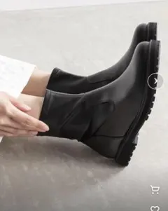 ランダ　トラックソールショートブーツ　晴雨兼用