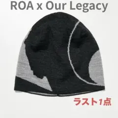 ROA × OUR LEGACY LOGO WOOL BEANIE ビーニー