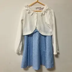 Catherine Cottage ワンピース 130サイズ 水色　入学式　お花