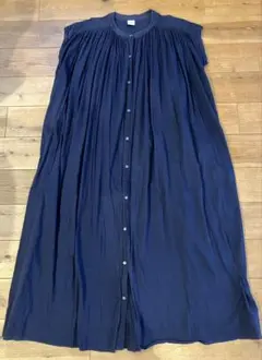 アーバンリサーチ ドアーズ　コットンボイルギャザーマキシワンピース