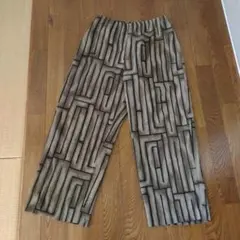 詩仙堂パンツ　お洒落　高級ちりめん 大きめゆったりデザイン