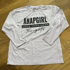 ANAPGIRL 長袖カットソー ラベンダー XS