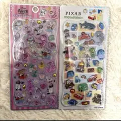 【正規品】プチドロステッカー　アリス　ピクサー　2種類