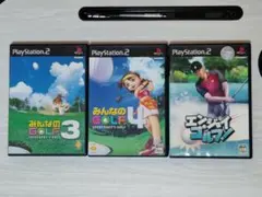 【ps2】みんなのGOLF 3・4・エンジョイゴルフ! 3本セット(送料込み)