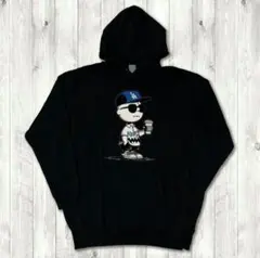 チャーリーブラウン ドジャース MLB 黒 パーカー M