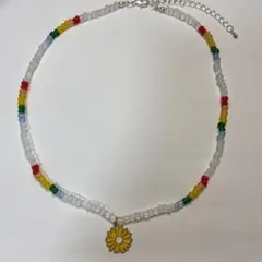 ビーズネックレス ハンドメイド 韓国