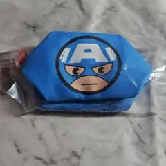 キャプテン・アメリカ カプセルトイ ポーチ MARVEL