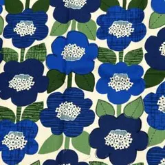 COSMO TEXTILE 花柄プリント生地 110㎝×45㎝