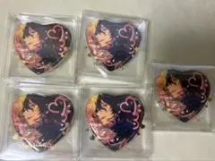 朔間零　ホワイトデーハート缶バッジ　5個