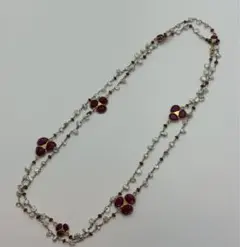 ケシパール　色石　デザイン　ネックレス　925刻印