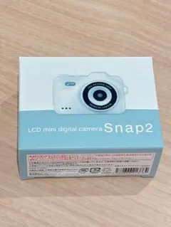 Snap2 LCDミニデジタルカメラ ホワイト - メルカリ