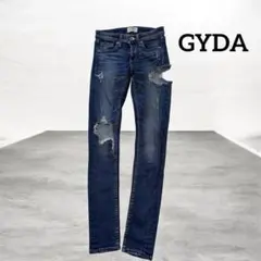 ジェイダ GYDA SIDE RIPPED スキニーデニムパンツ S