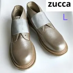 ZUCCa 定価4.9万円 革靴 レザー デザートブーツ Lサイズのサムネイル