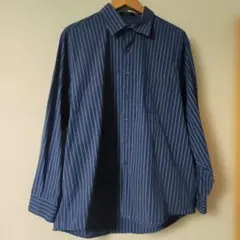 90's Calvin Klein タイ製 ストライプシャツ XLサイズのサムネイル