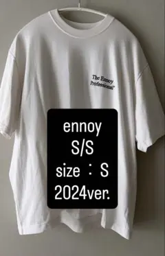 ennoy Sサイズ　胸刺繍ロゴ　Tシャツ　即購入可