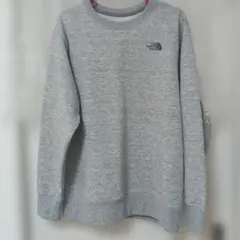 THE NORTH FACE グレー クルーネック トレーナー