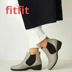★フィットフィット★ サイドゴアブーツ【23.5】ショートブーツ◇アンクルブーツ