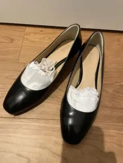 PIC&PAY 牛革　パンプス　ローヒールのサムネイル