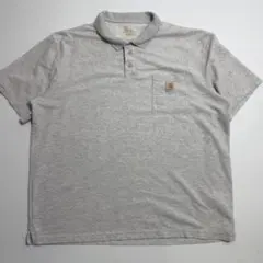 Carhartt ポロシャツ グレー 古着のサムネイル
