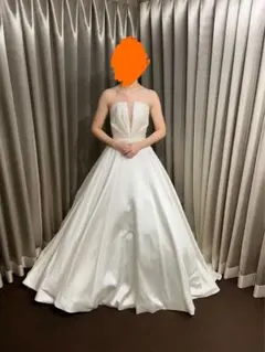 ウエディングドレス　7号 Aライン 結婚式 前撮り 挙式 披露宴