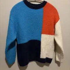 ZARA ブロックカラー セーター 140cm大人のXS〜S