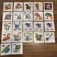 ポケモン デコキャラシール ポケモンパン まとめ売り 22枚