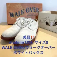 美品‼️USA製‼️WALK-OVER/ウォークオーバー ホワイトバックス 8のサムネイル