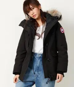 【未使用級】CANADA GOOSE カナダグース ブロンテ ブラック XS