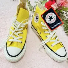 【新品タグ付】コンバース￼24cm イエロー ハイカット 限定 日本製 美品