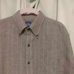 美品 90s ランズエンド チェックシャツ L