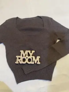 Dazy グレー リブ編み 長袖セーター M 春