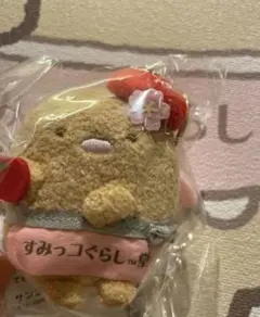 新品　すみっコぐらし堂　とんかつ りんご　ふらさげぬいぐるみ　長野限定