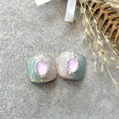 フットネイル グラデーションネイルチップ 親指セット