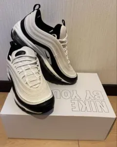 Nike Air Max 97 カスタマイズモデル ホワイト/ブラック　25cm