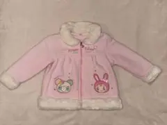ピンク フリースパーカー 100cm