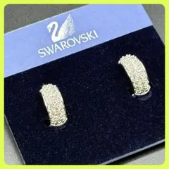 ✨極美品✨スワロフスキー SWAROVSKI 大ぶり クリスタル イヤリング✧