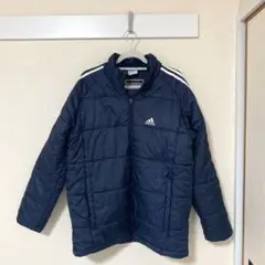 アディダス　ネイビーダウンLサイズ