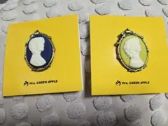 【新品未使用】Mrs. GREEN APPLE カメオピンバッジ2点セット
