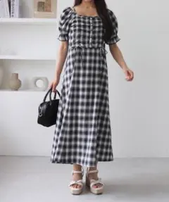 INGNI ドロストブラウス＋キャミワンピース／セットアップ