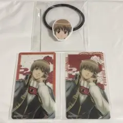 銀魂わーるど 沖田総悟 アクセサリーゴム、クリアシート 3点セット