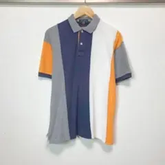 激レア　90s CHAPS×ラルフローレン　ビンテージ半袖ポロシャツ　ストライプ