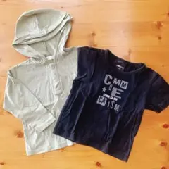 コムサイズム ベビートップス2枚セット 90cm