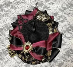 し*な様 痛ロゼット　黒　ワインレッド　ゴールド
