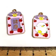 2点限り⭐あひるお守り。.:*2個♡ゴールドチャーム