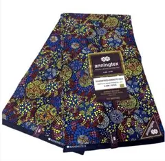 【ケニア直輸入】アフリカ布(花A) １ヤード