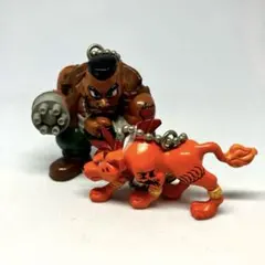 FF7 バレット&レッドサーティーン フィギュアボールチェーンキーホルダー2体