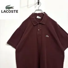 超人気❗️ラコステ　ワンポイントロゴポロシャツ　XL 90s刺繍古着希少レア半袖のサムネイル
