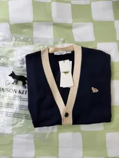 カーディガン（Gray） 本物 メゾンキツネ カーディガン ダークグレー xs