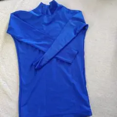 X-TEAM SPORTS 長袖ハイネックシャツ 160 青